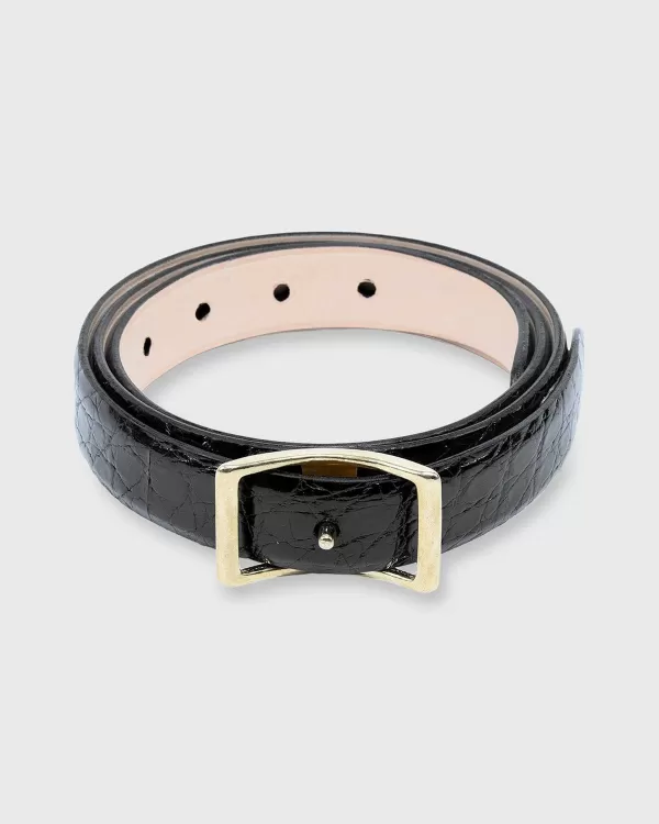 Fashion Mashburn 1" Conroy Belt Black Alligator