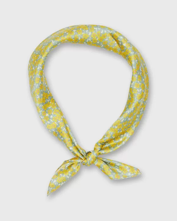 Hot Ann Mashburn Anyway Scarf Yellow Ffion Mair Liberty Fabric Silk