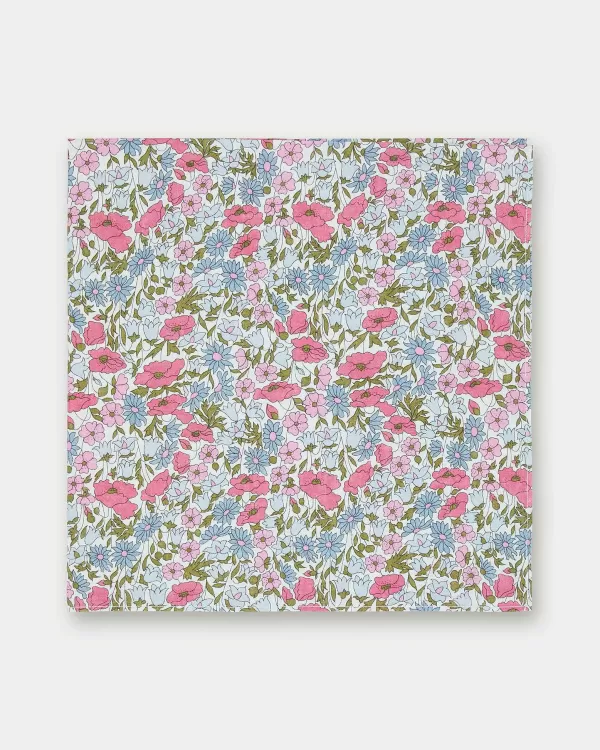New Ann Mashburn Anyway Scarf Pink Multi Poppy & Daisy Liberty Fabric