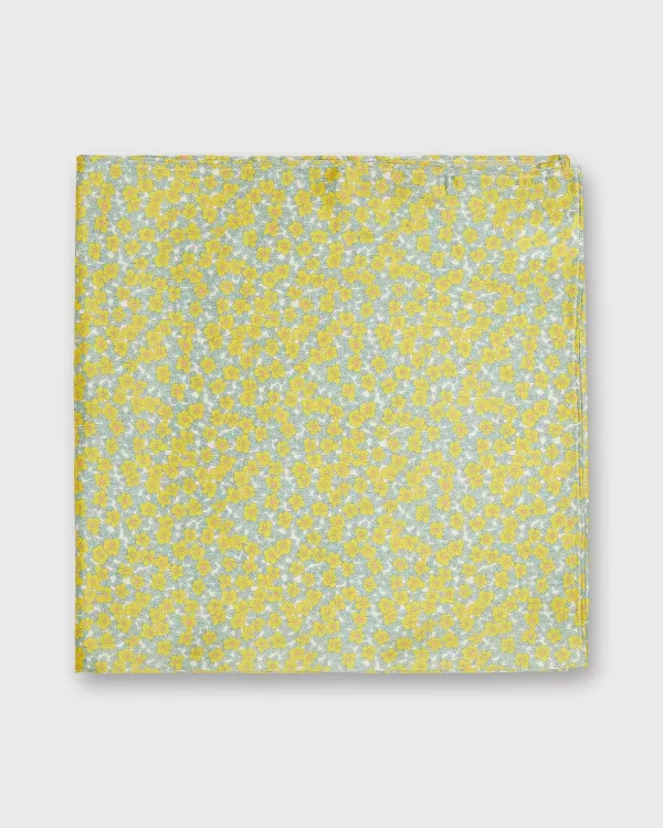 Hot Ann Mashburn Anyway Scarf Yellow Ffion Mair Liberty Fabric Silk