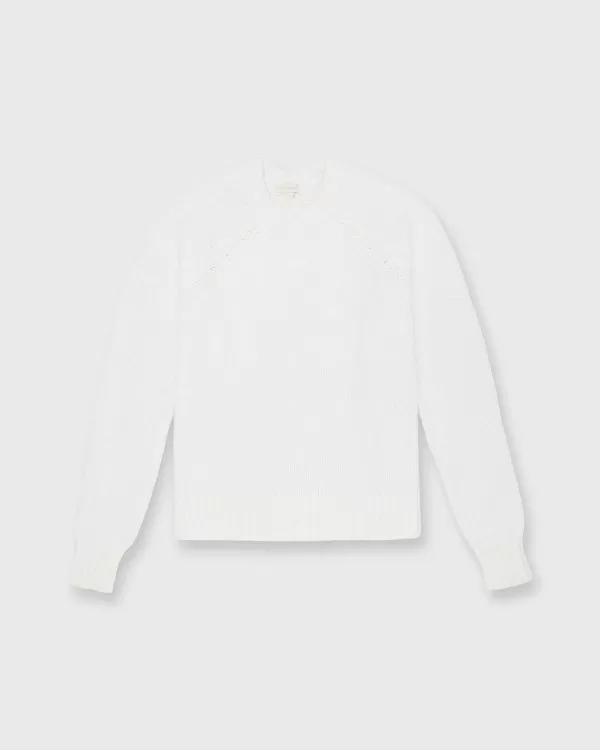 Shop Ann Mashburn Aria Sweater Chalk Cotton Tape Yarn