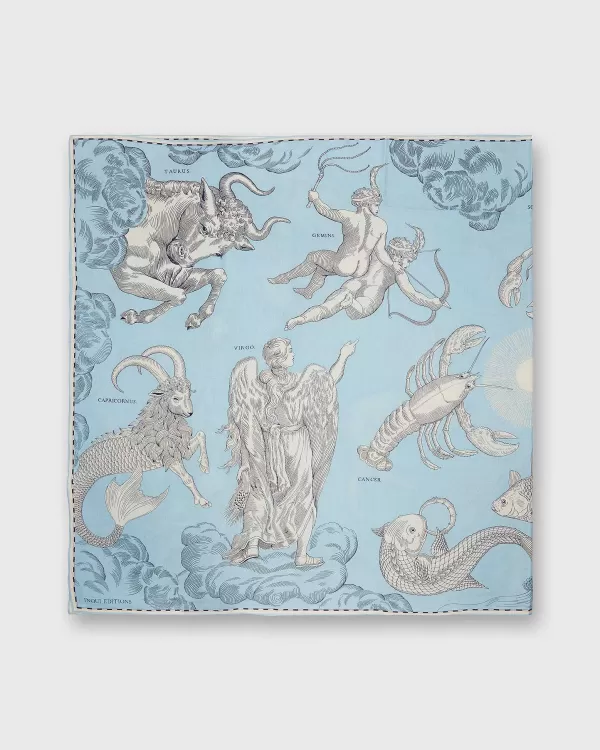 Outlet Inoui Editions Astrologie Scarf Light Blue