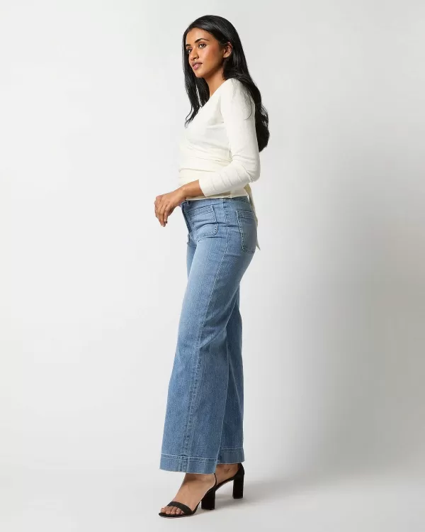 Sale Ann Mashburn Ballerina Sweater Starch Cotton/Cashmere