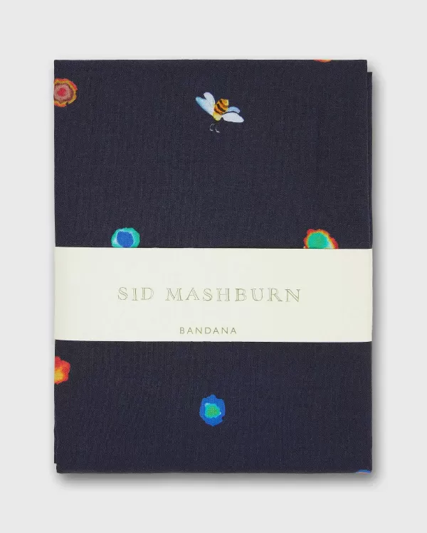 Online Sid Mashburn Bandana Tie-Dye Dot & Bee Print