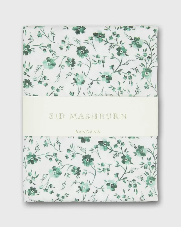 Clearance Sid Mashburn Bandana Green Indigo Berry Liberty Fabric