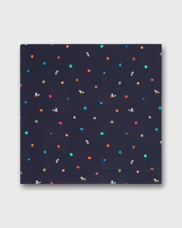 Online Sid Mashburn Bandana Tie-Dye Dot & Bee Print