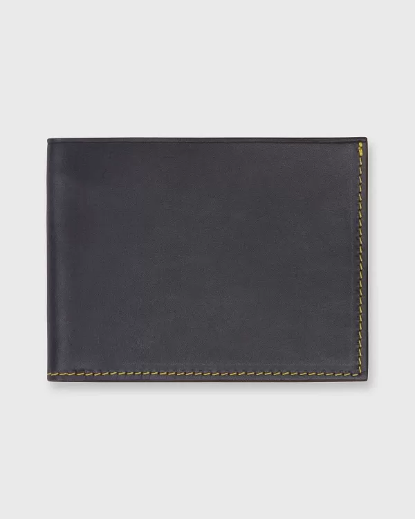 Discount Sid Mashburn Bi-Fold Wallet Navy Leather