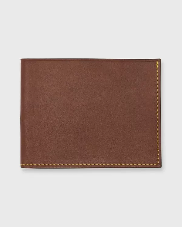 Shop Sid Mashburn Bi-Fold Wallet English Tan Leather