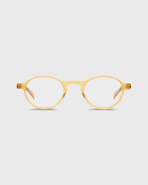 New EyeBobs Board Stiff Reading Glasses Orange Crystal