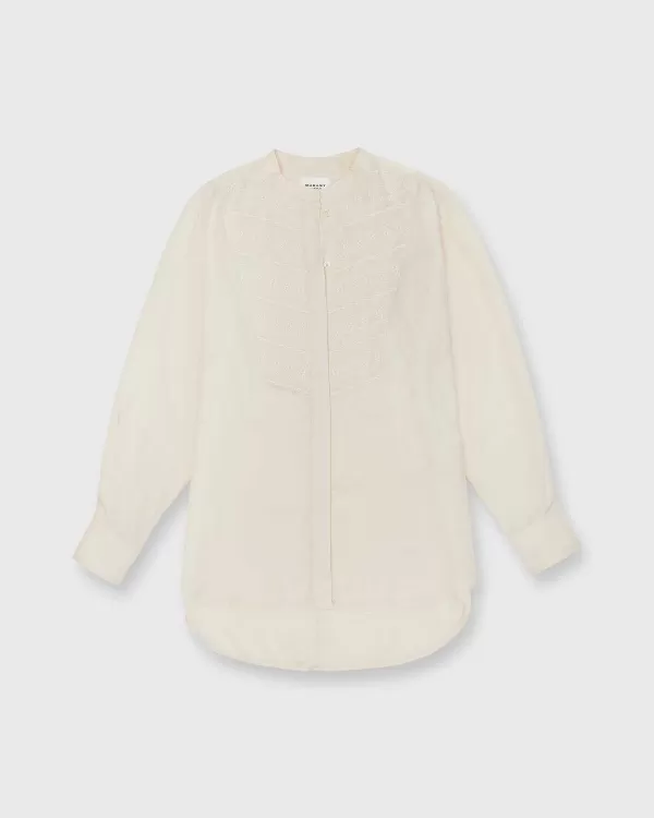 Clearance Isabel Marant Étoile Britten Blouse Ecru