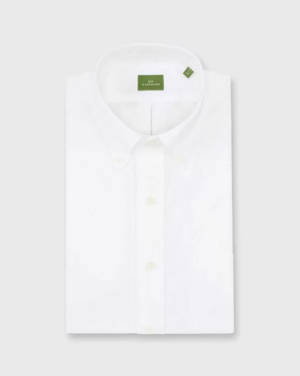 Sale Sid Mashburn Button-Down Dress Shirt White Oxford