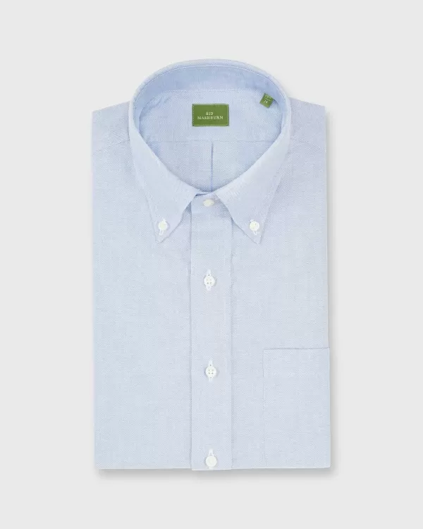 Hot Sid Mashburn Button-Down Dress Shirt Blue Oxford