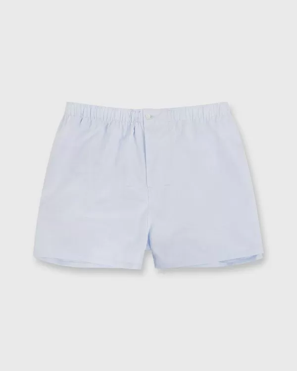 Discount Sid Mashburn Button-Front Boxer Short Sky Poplin