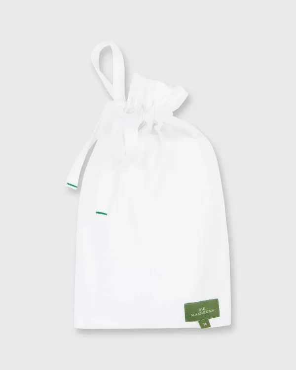 Sale Sid Mashburn Button-Front Boxer Short White Poplin