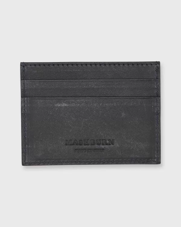 Online Mashburn Card Holder Navy Leather