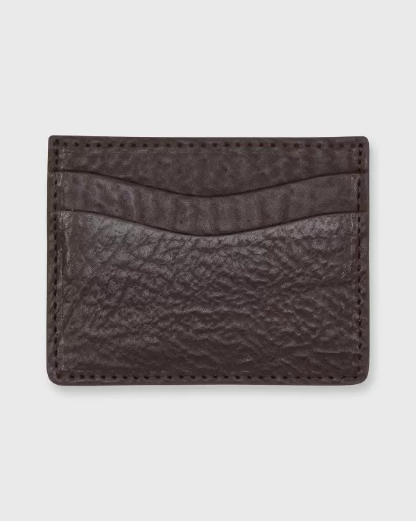 Hot Sid Mashburn Card Holder Chocolate Sharkskin