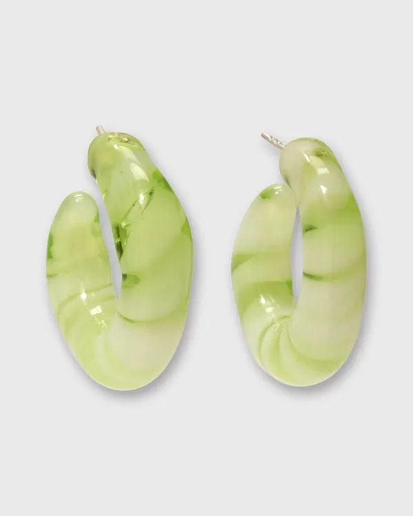 Flash Sale Lizzie Fortunato Cascais Hoop Earrings Lime