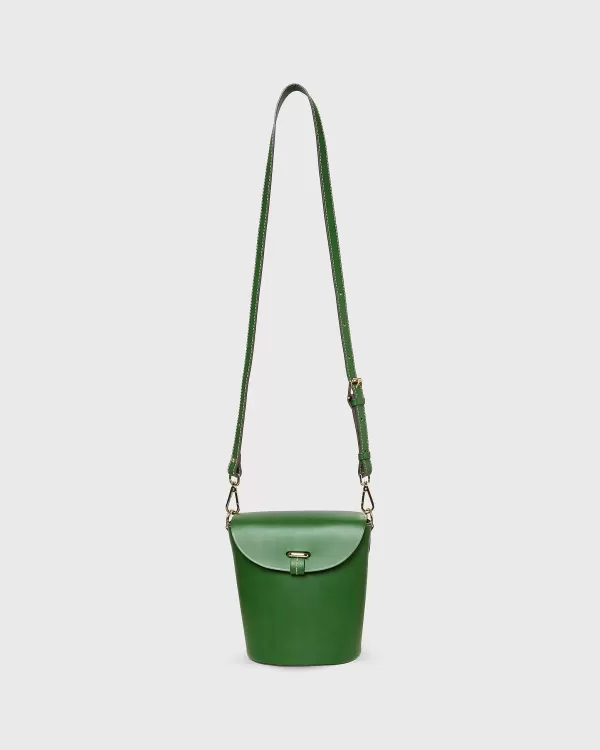 Cheap Ann Mashburn Charlotte Crossbody Bag Avocado Leather