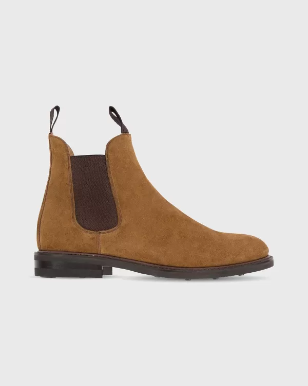 Shop Sid Mashburn Chelsea Boot Tobacco Suede