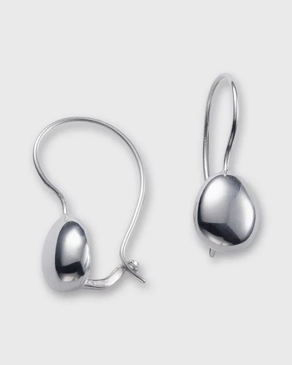 Cheap Helena Rohner Closed Egg Earrings Silver