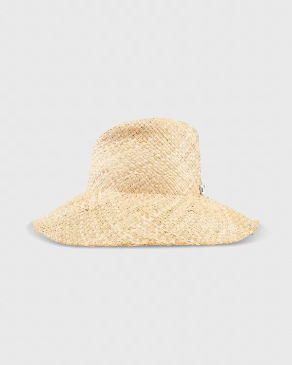 Online Lola Hats Commando Hat Natural/White Trim