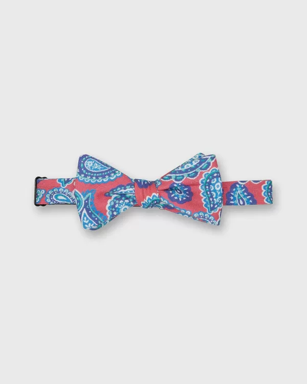 Hot Sid Mashburn Cotton Bow Tie Azalea Florentine