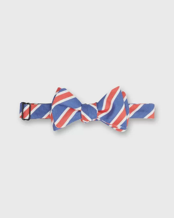 Shop Sid Mashburn Cotton Bow Tie Red/White/Blue Stripe