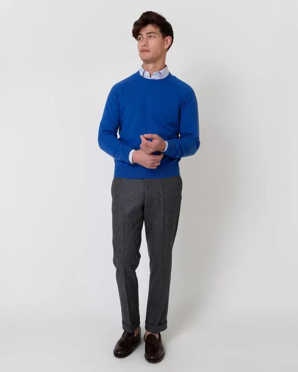 Outlet Sid Mashburn Dress Trouser Mid-Grey Flannel