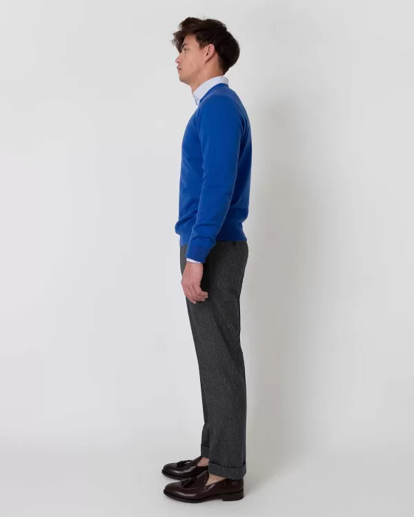 Outlet Sid Mashburn Dress Trouser Mid-Grey Flannel