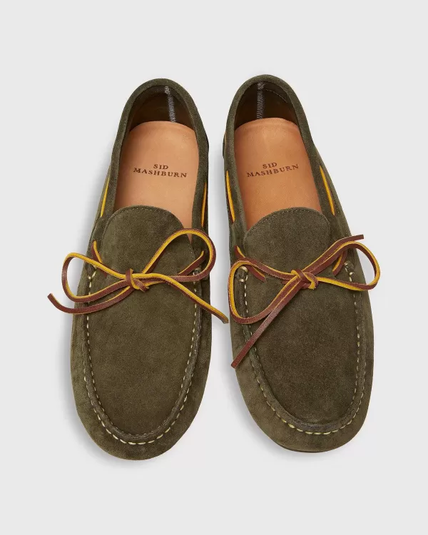 Outlet Sid Mashburn Driving Moccasin Sage Suede