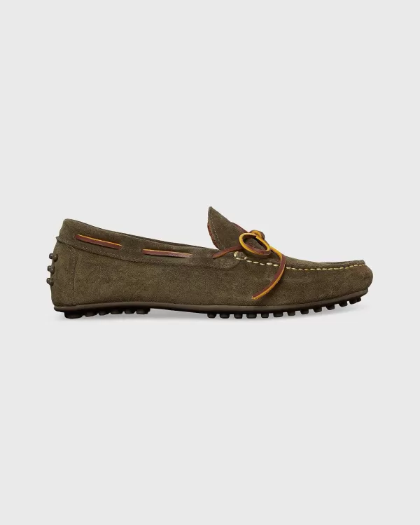 Outlet Sid Mashburn Driving Moccasin Sage Suede