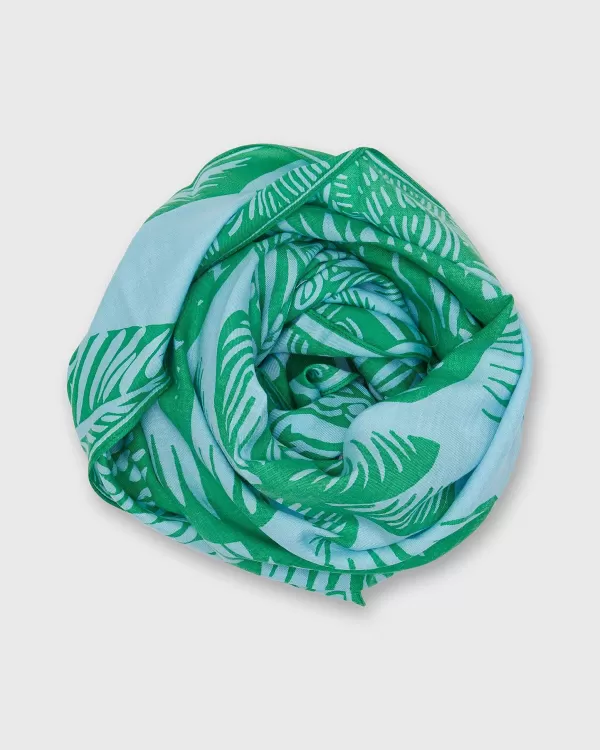 Outlet Inoui Editions Dufy Square Scarf Turquoise