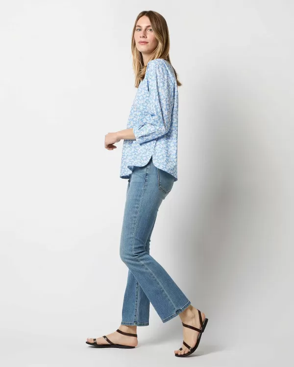 Discount Ann Mashburn Eliza Top Blue Eliasson Liberty Fabric