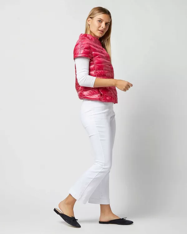 Fashion Herno Emilia Cap-Sleeve Jacket Fuschia