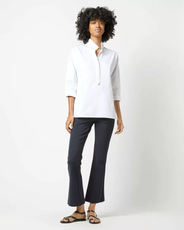 Flash Sale Ann Mashburn Fanny Shirt White Poplin