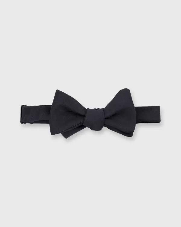 Flash Sale Sid Mashburn Formal Bow Tie Navy Silk Faille