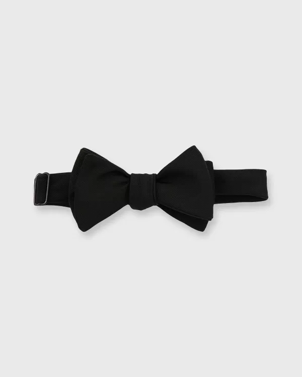 Cheap Sid Mashburn Formal Bow Tie Black Silk Faille