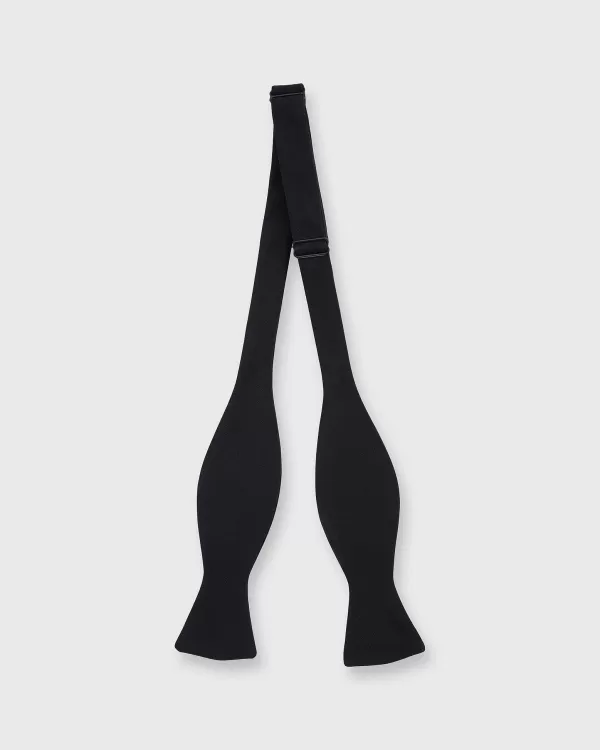 Cheap Sid Mashburn Formal Bow Tie Black Silk Faille