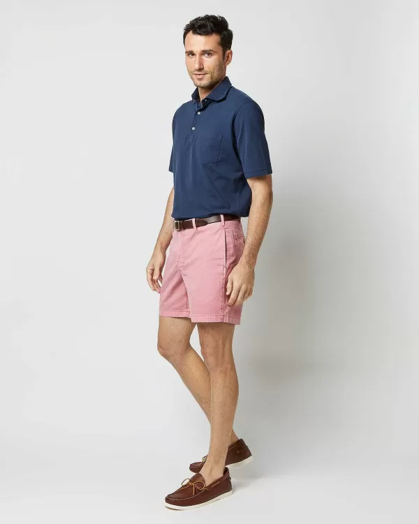 Store Sid Mashburn Garment-Dyed Short Nantucket Red Ap Lightweight Twill