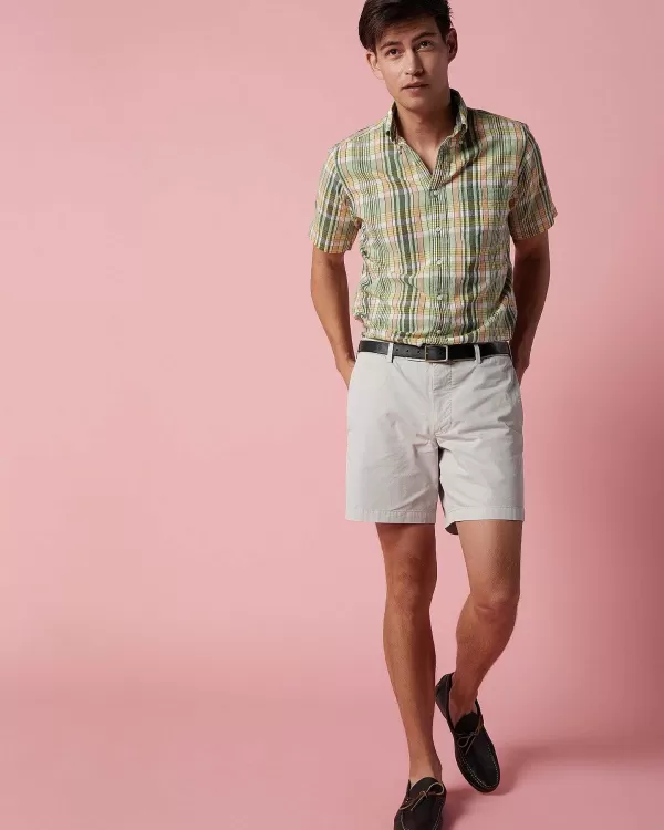 Fashion Sid Mashburn Garment-Dyed Short Stone Ap Lightweight Twill