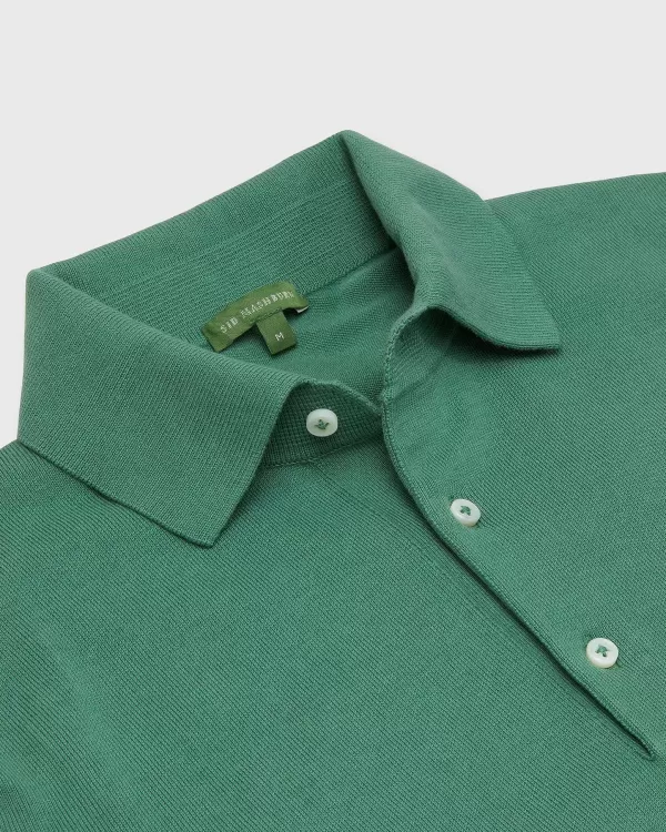 Shop Sid Mashburn Hyannis Polo Sweater Ivy Cotton