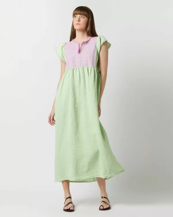 Online Nina Leuca Jilly Dress Green/Purple