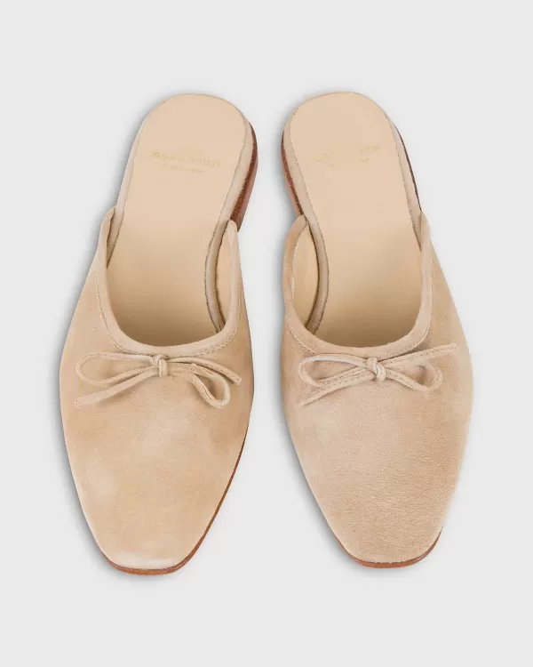 Fashion Ann Mashburn Joy Mule Camel Suede