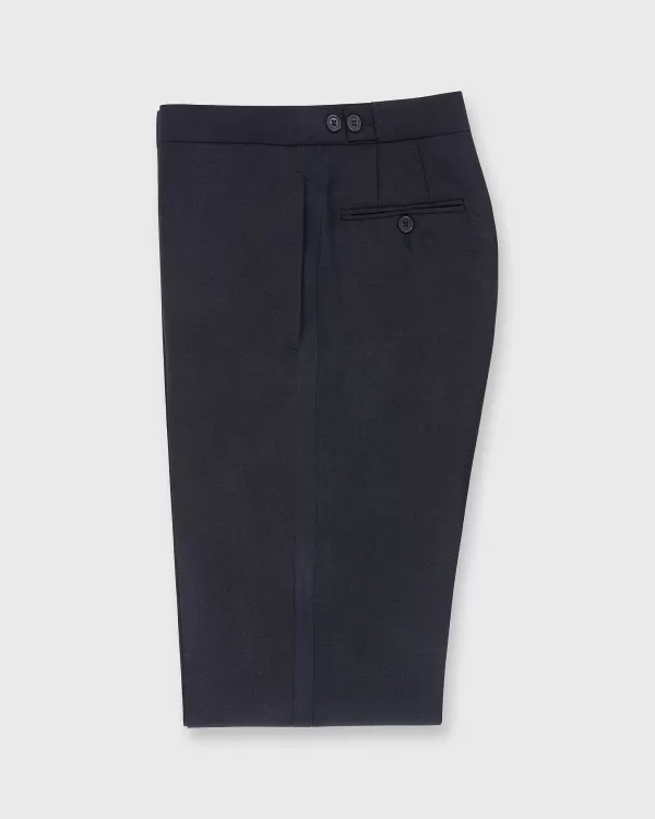 Store Sid Mashburn Kincaid No. 3 Peak Lapel Tuxedo Navy Wool Mohair With Silk Grosgrain Trim