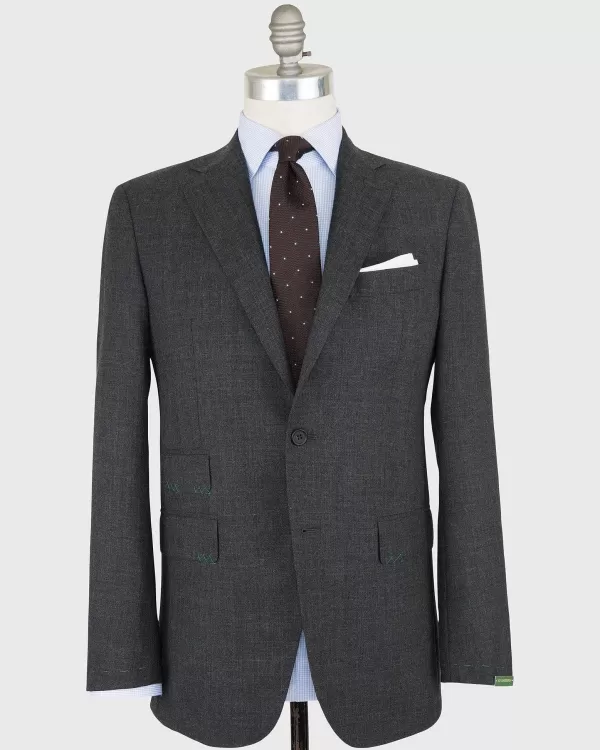 Hot Sid Mashburn Kincaid No. 3 Suit Charcoal High-Twist