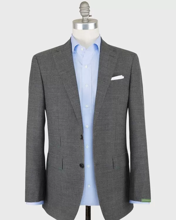 New Sid Mashburn Kincaid No. 3 Suit Mid-Grey High-Twist