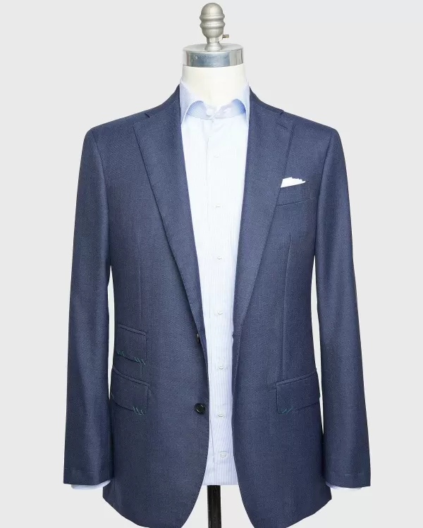 Outlet Sid Mashburn Kincaid No. 3 Suit Blue Sharkskin