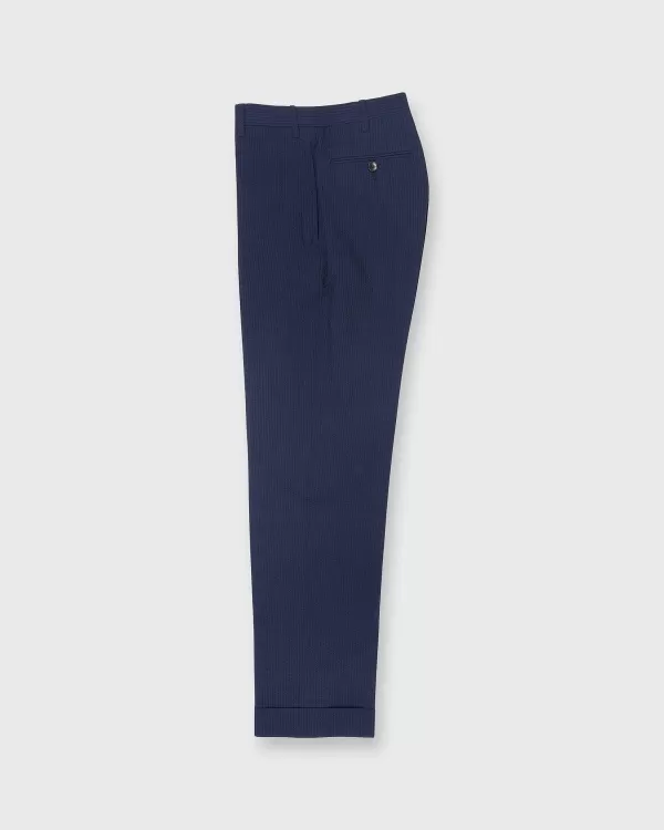 Sale Sid Mashburn Kincaid No. 3 Suit Navy Seersucker