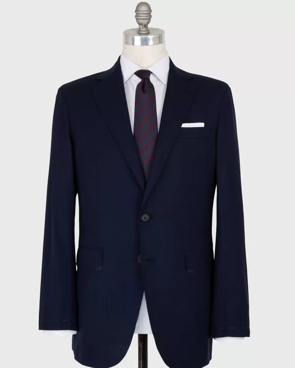 Sale Sid Mashburn Kincaid No. 4 Suit Navy Escorial Wool Plainweave