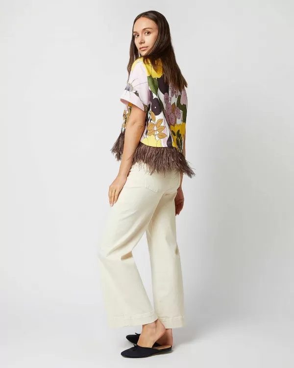 Fashion La DoubleJ La Scala Tee Big Flower Rose Jersey